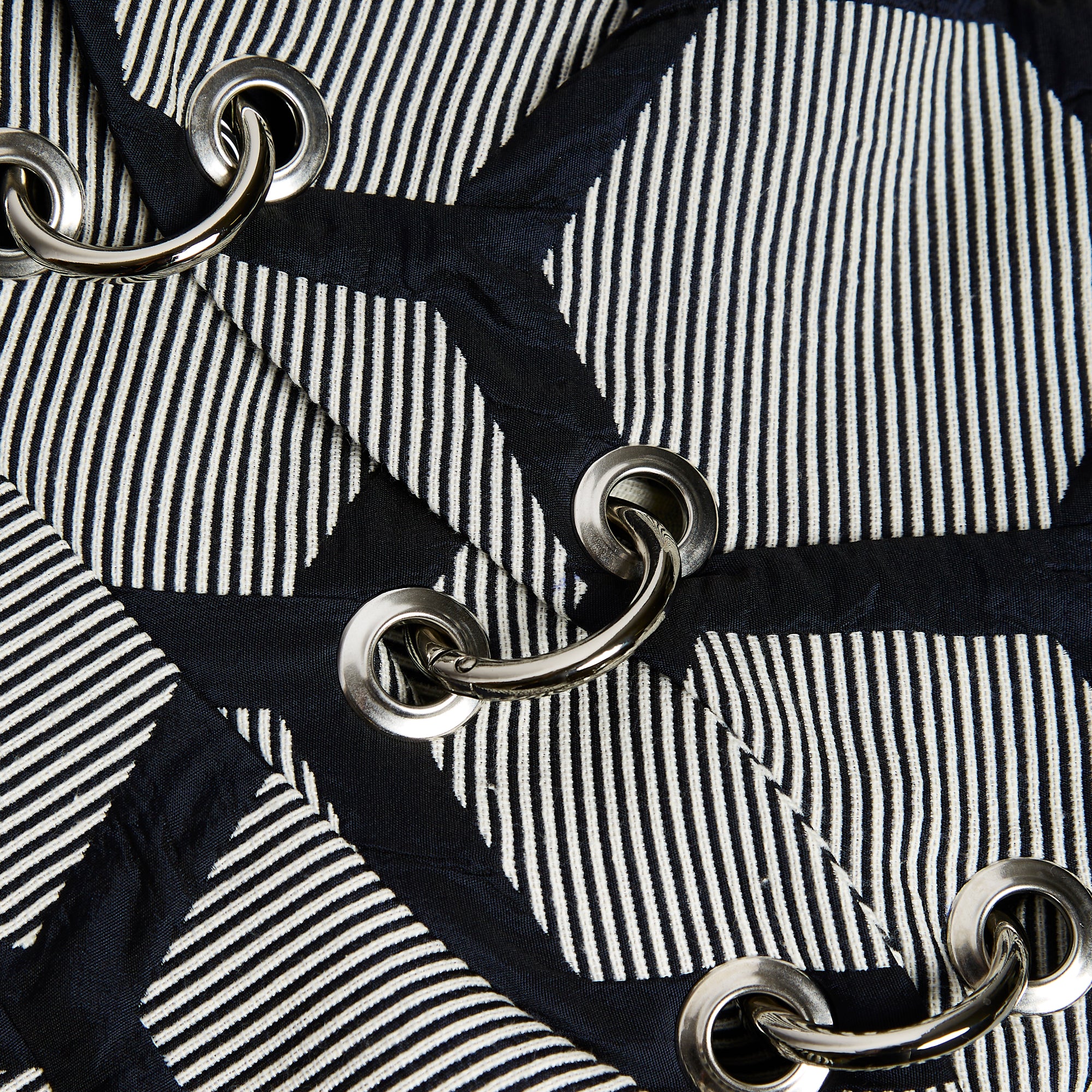 Hexagon Curved Eyelet Shirt