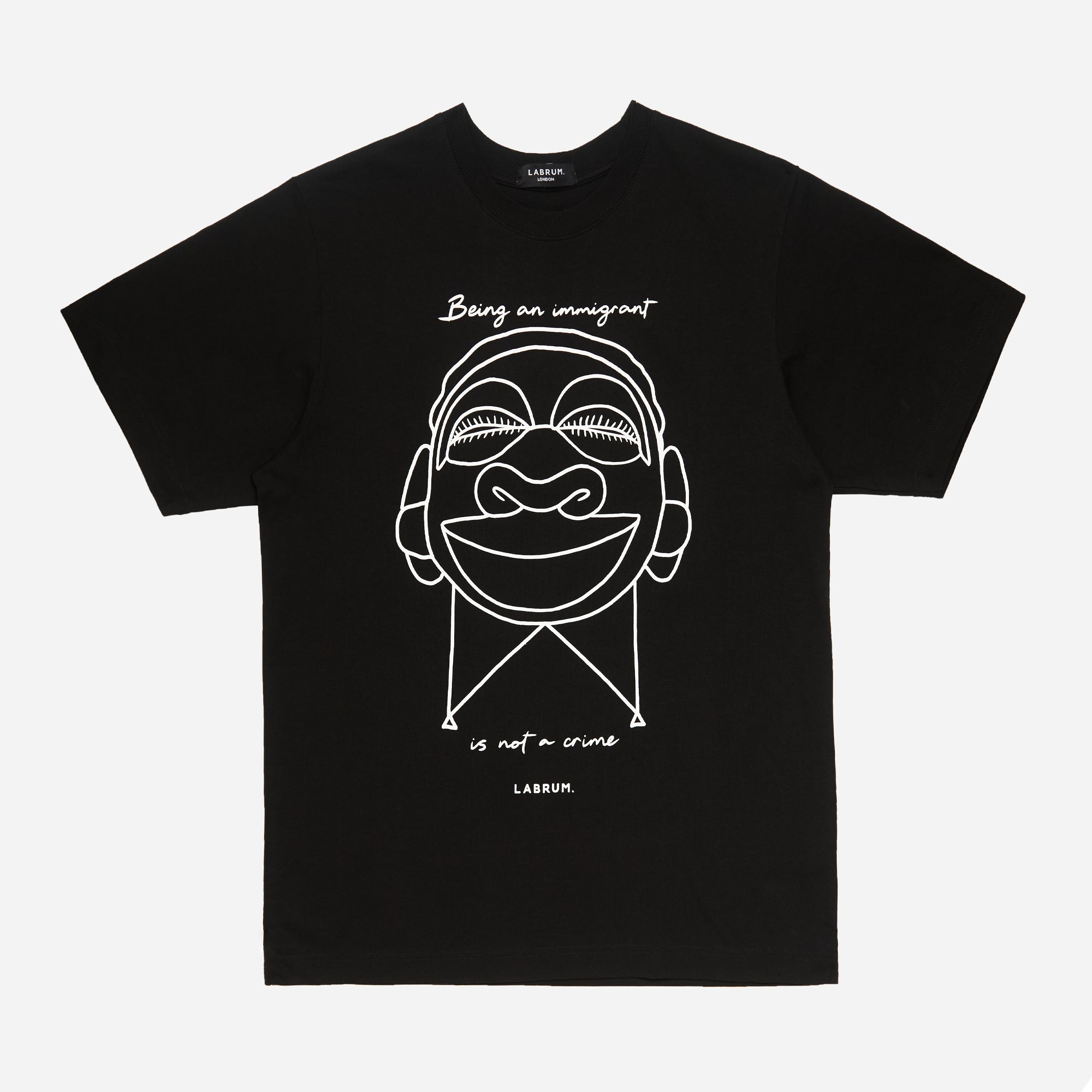 Black Nomoli "Being an Immigrant is Not a Crime" T-Shirt