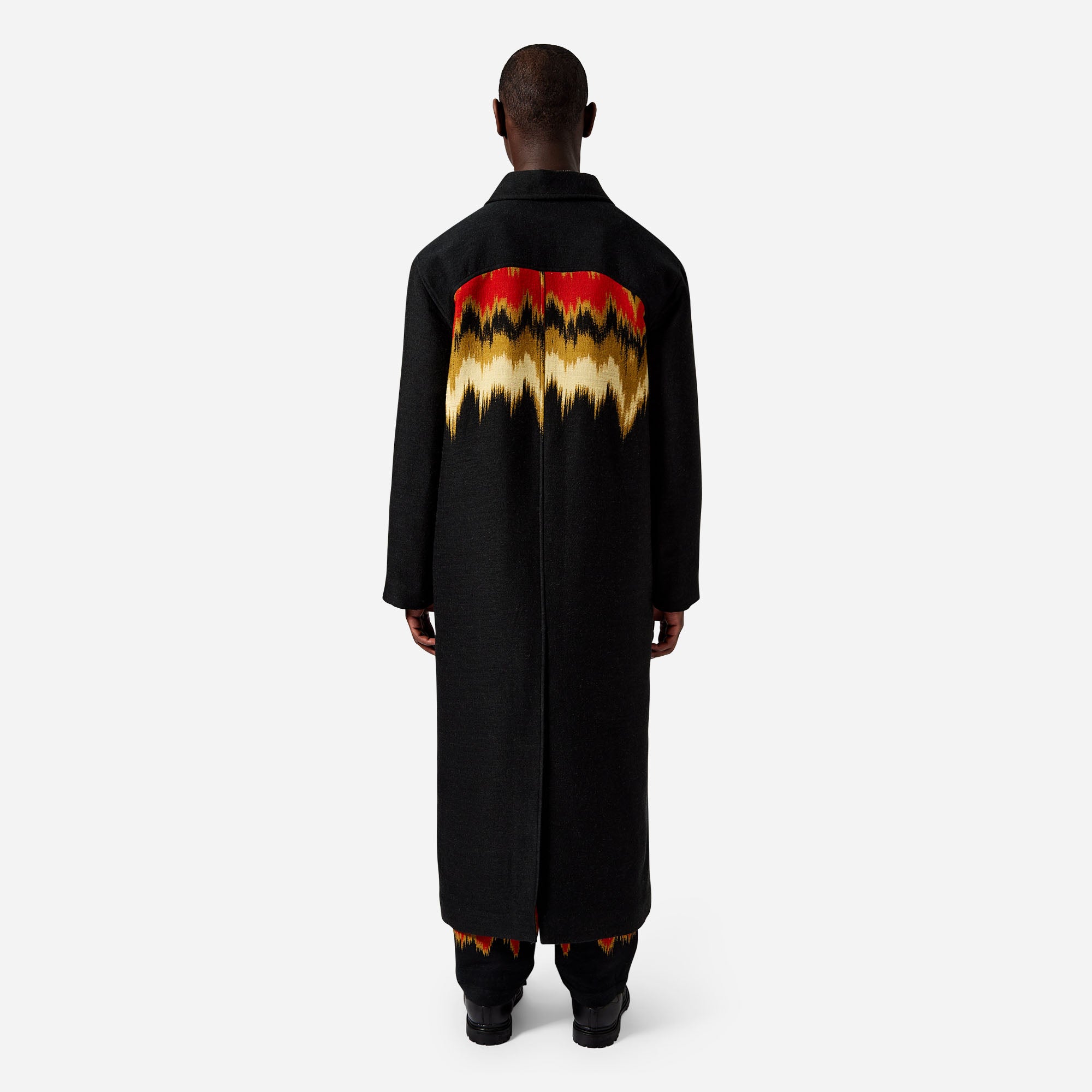 Woven Blur Duffel Coat