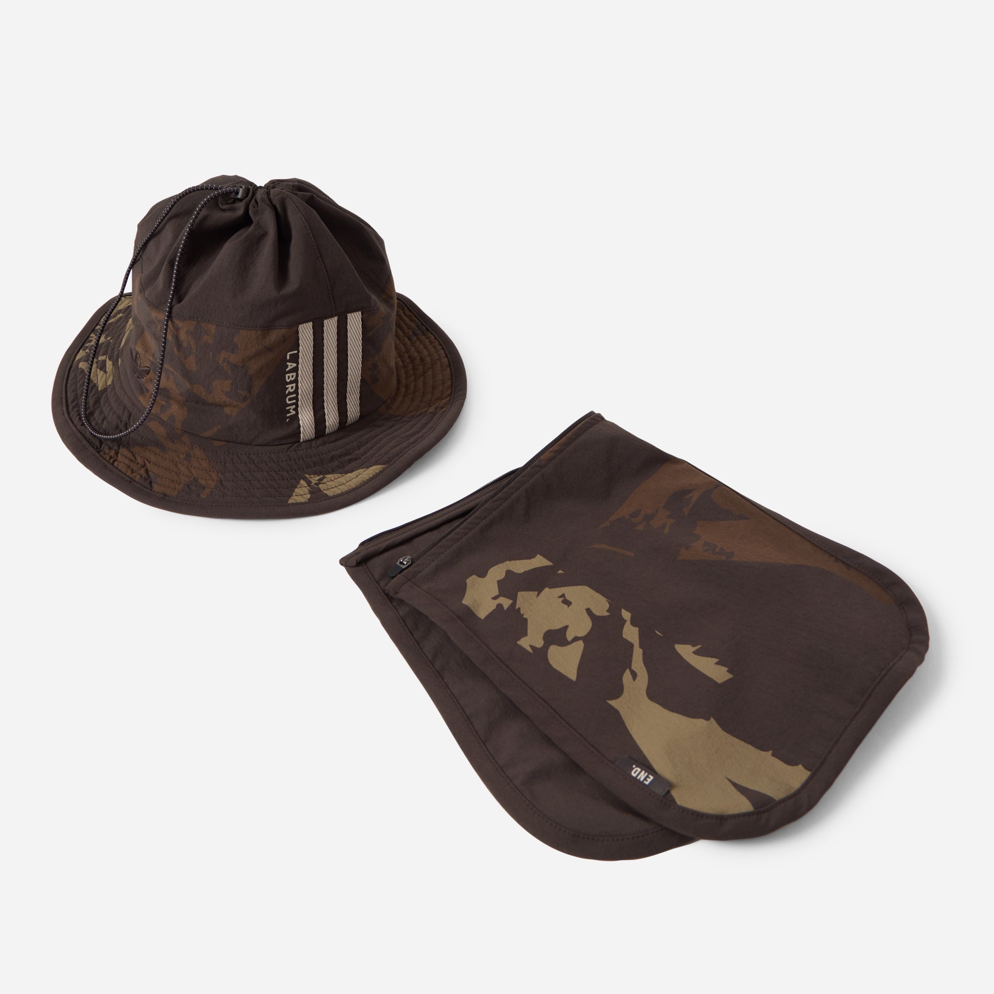 LABRUM x adidas x END. Bucket Hat