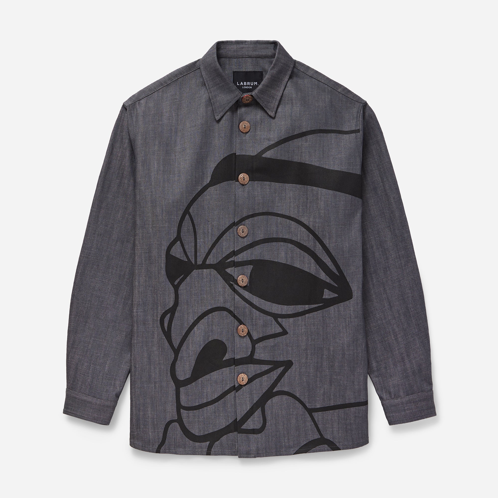Grey Nomoli Denim Shirt