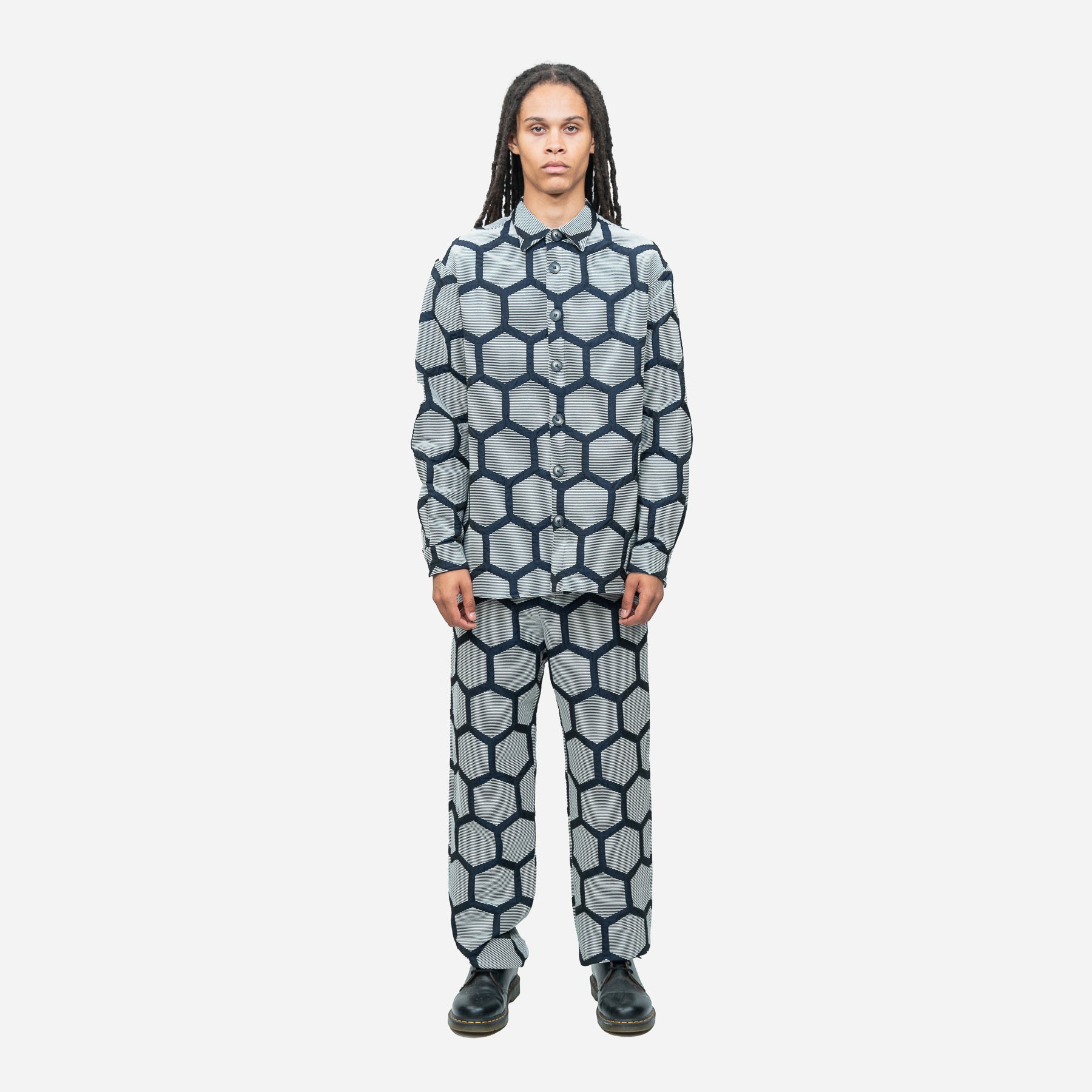 Hexagon Weaved Shirt